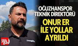 Oğuzhanspor Teknik Direktörü Onur ER ile Yollar Ayrıldı