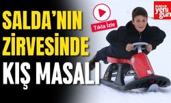 Salda’nın Zirvesinde Kış Masalı: Kayak ve Manzara Bir Arada!