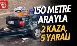 150 Metre Arayla 2 Olay, 5 Yaralı