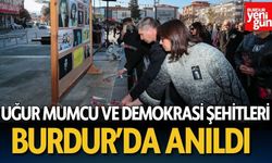 Burdur’da Uğur Mumcu ve demokrasi şehitleri anıldı