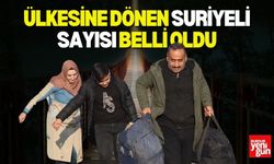 Ülkesine dönen Suriyeli sayısı belli oldu