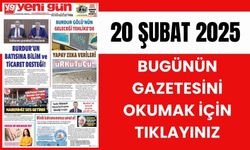 20 ŞUBAT 2025 PERŞEMBE BURDUR YENİ GÜN GAZETESİ SAYFALARI