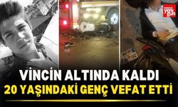 Vincin altında kalan 20 yaşındaki sürücü öldü