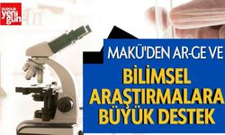 MAKÜ'den Ar-Ge ve Bilimsel Araştırmalara büyük destek