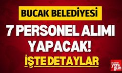 Bucak Belediyesi 7 Personel Alımı Yapacak! İşte Detaylar