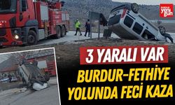 Burdur-Fethiye Yolunda Feci Kaza