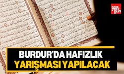 Burdur'da Hafızlık Yarışması Yapılacak