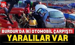 Burdur’da İki Otomobil Çarpıştı: Yaralılar Var