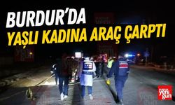 Burdur'da Yaşlı Kadına Araç Çarptı