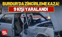 Burdur'da Zincirleme Kaza! 9 Kişi Yaralandı