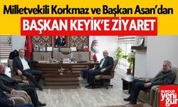 Milletvekili Korkmaz ve Başkan Asan’dan Başkan Keyik’e Ziyaret