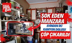 Şok Eden Manzara: Evinden 2 Kamyon Dolusu Çöp Çıkarıldı