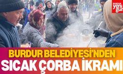 Burdur Belediyesi’nden Sıcak Çorba İkramı