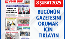 8 ŞUBAT 2025 CUMARTESİ BURDUR YENİ GÜN GAZETESİ SAYFALARI