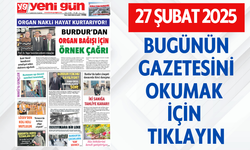 27 ŞUBAT 2025 PERŞEMBE BURDUR YENİ GÜN GAZETESİ SAYFALARI