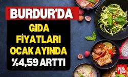 Burdur’da Gıda Fiyatları Ocak Ayında %4,59 Arttı