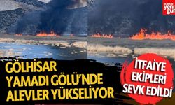 Gölhisar Yamadı Gölü'nden Yine Alevler Yükseliyor