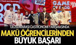 Uluslararası Gastronomi Yarışmasında MAKÜ öğrencilerinden büyük başarı