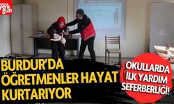 Burdur’da Öğretmenler Hayat Kurtarıyor!