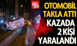 Otomobil ağaca çarptı! 2 kişi yaralandı