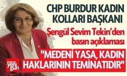 CHP Burdur Kadın Kolları: "Medeni Yasa, Kadın Haklarının Teminatıdır"