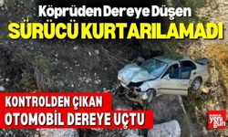 Köprüden Dereye Düşen Sürücü Kurtarılamadı