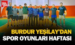 Burdur Yeşilay'dan Spor Oyunları Haftası