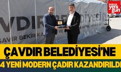 Çavdır Belediyesi’ne 4 Yeni Modern Çadır Kazandırıldı