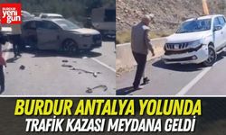 Burdur Antalya Yolunda Trafik Kazası