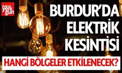 Burdur’da Elektrik Kesintisi