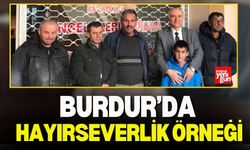 Burdur’da Hayırseverlik Örneği