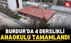 Burdur'da 4 Derslikli Anaokulu Tamamlandı