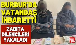 Burdur'da Vatandaş İhbar Etti, Zabıta Dilencileri Yakaladı