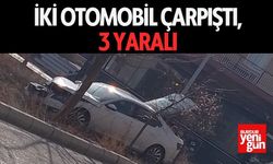 İki Otomobil Çarpıştı,3 Yaralı