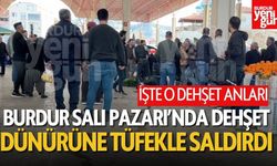 Burdur'da Pazar Yerinde Dehşet! Dünürüne Pompalı Tüfekle Saldırdı