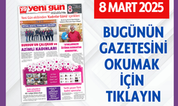 8 MART 2025 CUMARTESİ BURDUR YENİ GÜN GAZETESİ SAYFALARI