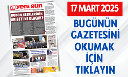 17 MART 2025 PAZARTESİ BURDUR YENİ GÜN GAZETESİ SAYFALARI