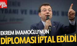 Ekrem İmamoğlu'nun diploması iptal edildi