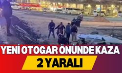 Yeni Otogar Önünde Kaza: 2 Yaralı