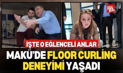 MAKÜ’de Personeller Floor Curling Deneyimi Yaşadı