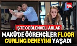 MAKÜ’de Öğrenciler Floor Curling Deneyimi Yaşadı