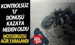 Kontrolsüz 'U' Dönüşü Kazaya Neden Oldu