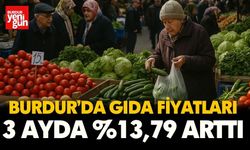 Burdur’da Gıda Fiyatları 3 Ayda %13,79 Arttı
