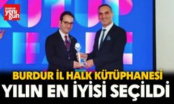 Burdur İl Halk Kütüphanesi Yılın En İyisi Seçildi