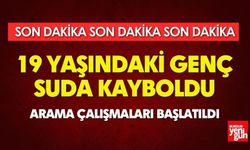 19 Yaşındaki Genç Suda Kayboldu