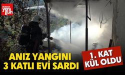 Anız Yangını 3 Katlı Evi Sardı