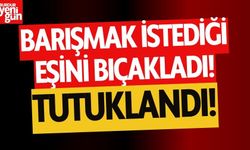 Barışmak İstediği Eşini Bıçakladı!