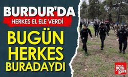 Burdur'da Herkes El Ele Verdi