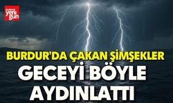 Burdur'da Gece Yarısı Gökyüzü Parladı