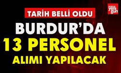 Burdur’da 13 Temizlik Görevlisi Alınacak